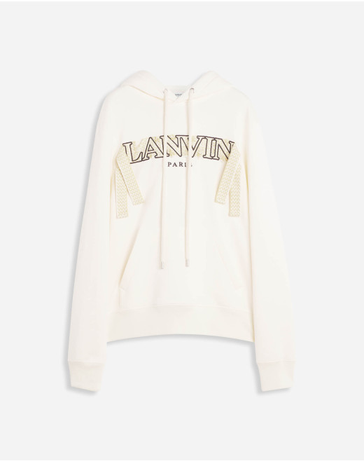 刺绣LANVIN LOGO连帽衫