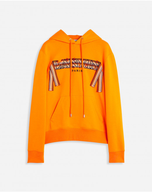 刺绣LANVIN LOGO连帽衫