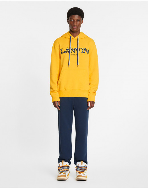 CURB EMBROIDERED HOODED SWEATER