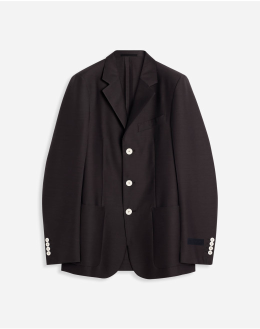 SINGLE-BREASTED JACKET WITH PATCH POCKETS