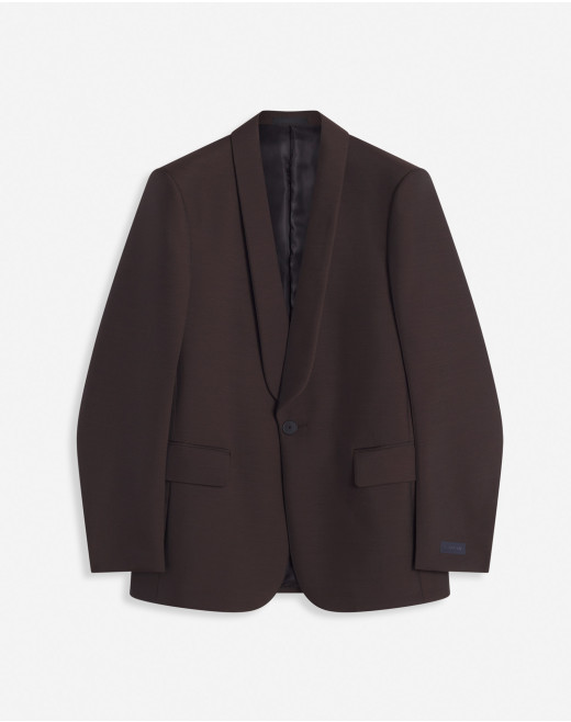 SINGLE-BREASTED SHAWL-COLLAR JACKET