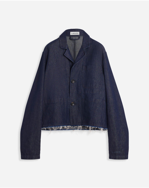 DENIM JACKET WITH PATCH POCKETS