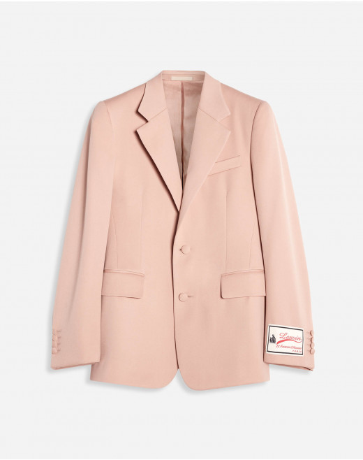 SINGLE-BREASTED JACKET WITH SQUARE SHOULDERS 