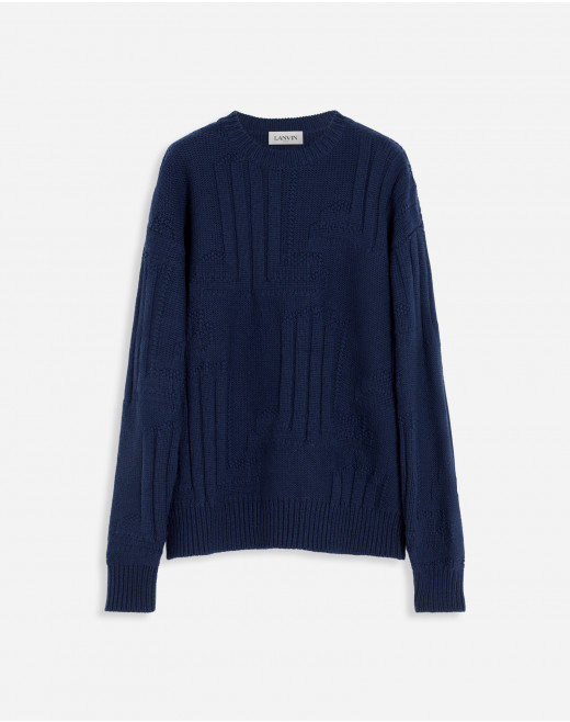 JL3D THICK ROUND NECK SWEATER