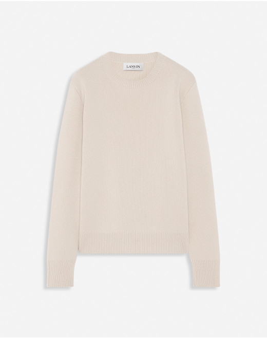 WOOL AND CASHMERE CREWNECK SWEATER