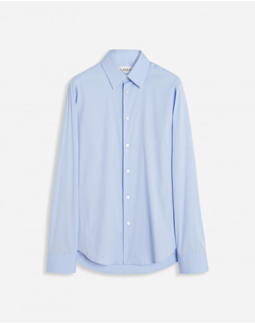 SLIM FIT SHIRT WITH VISIBLE BUTTONS
