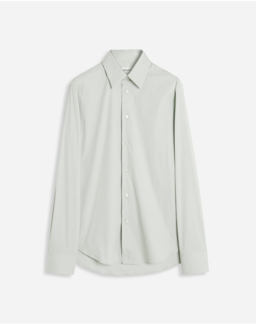 SLIM FIT SHIRT WITH VISIBLE BUTTONS