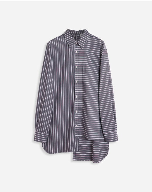 LONG SLEEVE ASYMMETRIC SHIRT