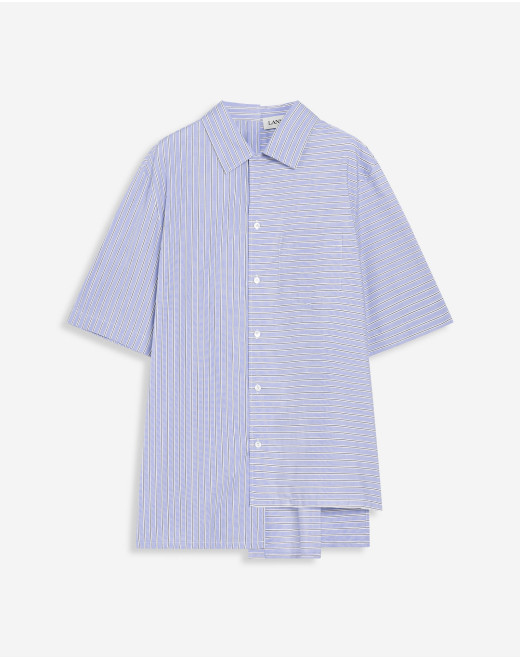 SHORT SLEEVE ASYMMETRIC SHIRT
