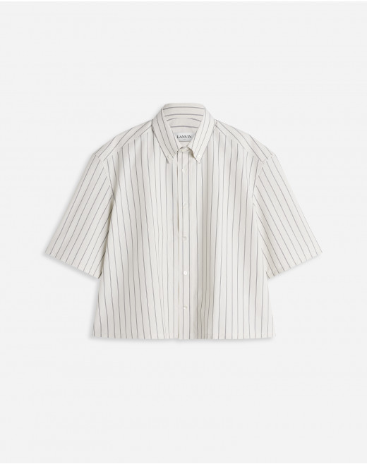 CROPPED SHORT-SLEEVED SHIRT
