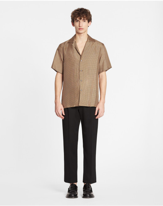 PRINTED BOWLING SHIRT