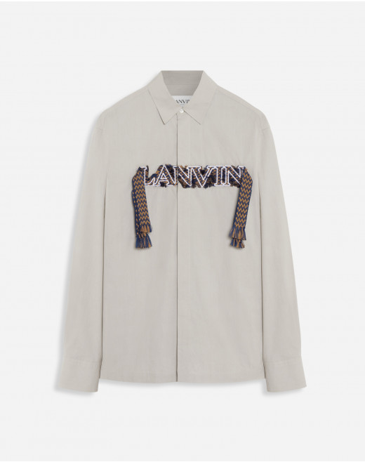 LACE CURB EMBROIDERED SHIRT