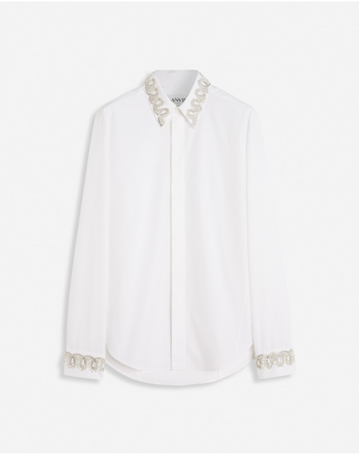 EMBROIDERED SLIM FIT SHIRT