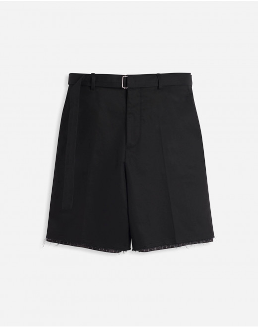 SHORT TAILLEUR AVEC DÉTAILS BORDS FRANCS