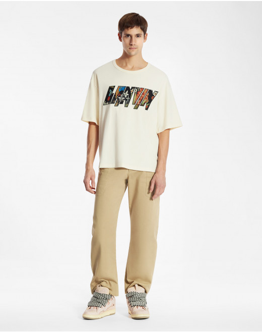 T-SHIRT WITH LANVIN APPLIED