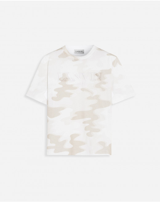 CLASSIC T-SHIRT WITH CAMOUFLAGE PRINT