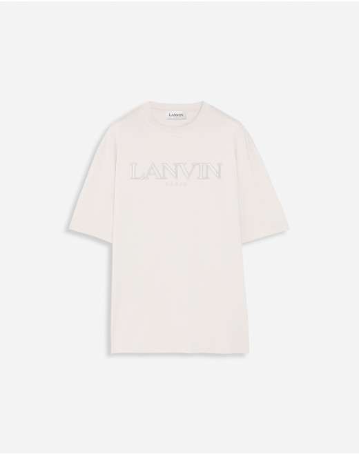 CLASSIC LANVIN PARIS EMBROIDERED T-SHIRT