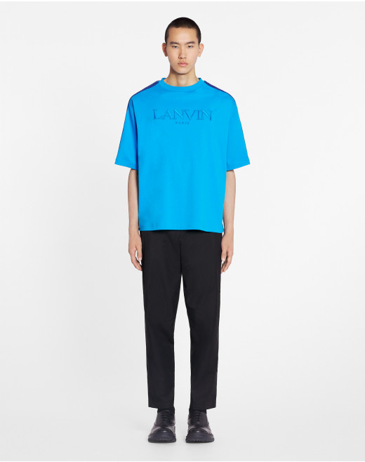CURB SIDE LANVIN EMBROIDERED LOOSE-FITTING T-SHIRT