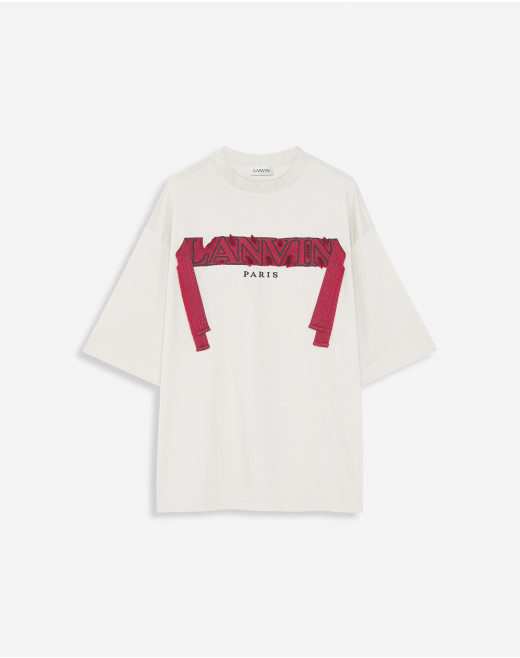 T-SHIRT OVERSIZE BRODÉ CURB LACE