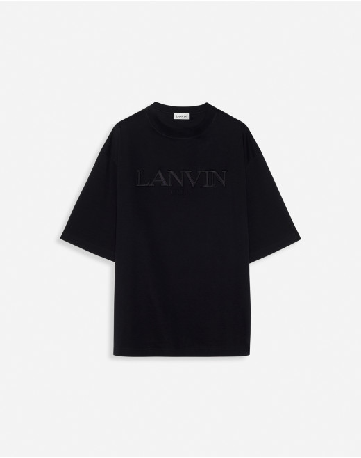 OVERSIZED LANVIN PARIS EMBROIDERED T-SHIRT