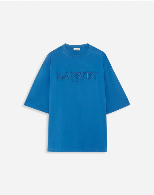 OVERSIZED LANVIN PARIS EMBROIDERED T-SHIRT
