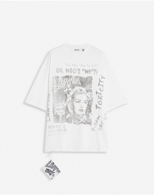 T-SHIRT AMPLE IMPRIMÉ LANVIN X FUTURE UNISEXE