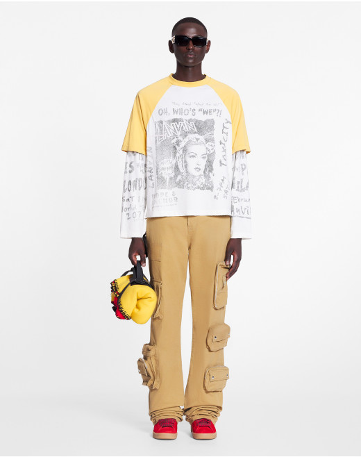 LANVIN X FUTURE LONG-SLEEVED PRINT T-SHIRT