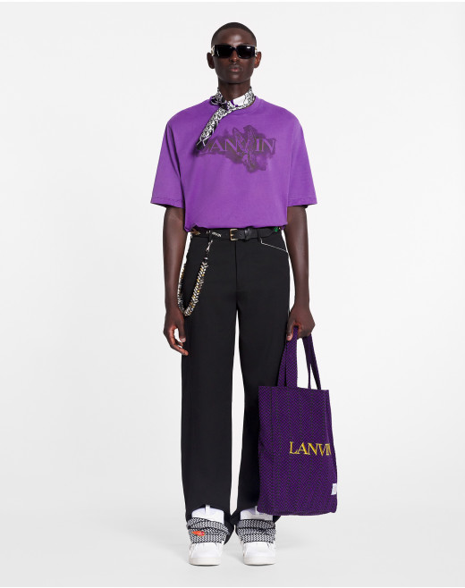 LANVIN X FUTURE CLASSIC EAGLE PRINT T-SHIRT