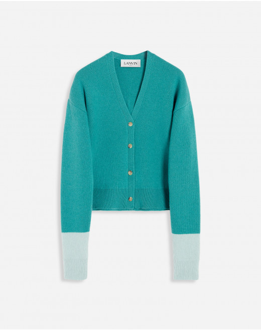 TWO-TONED LANVIN CARDIGAN