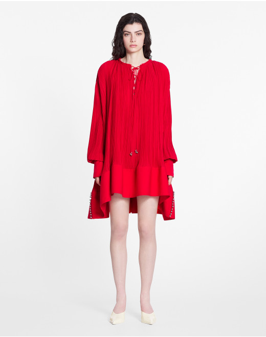 Lanvin red dress cheap