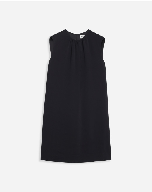 MINI ROBE À COL FRONCÉ