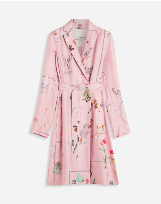 ROBE CHEMISE EN SOIE IMPRIMÉE