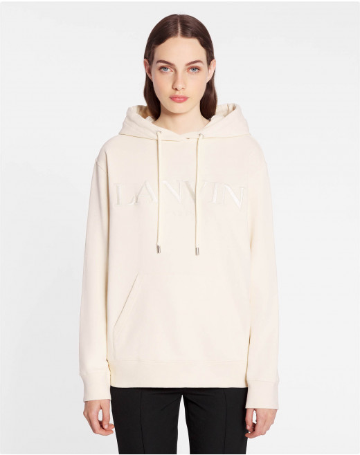 LANVIN PARIS EMBROIDERED HOODIE
