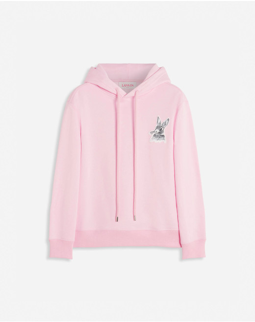 HOODIE CLASSIQUE EN MOLLETON DE COTON IMPRIMÉ