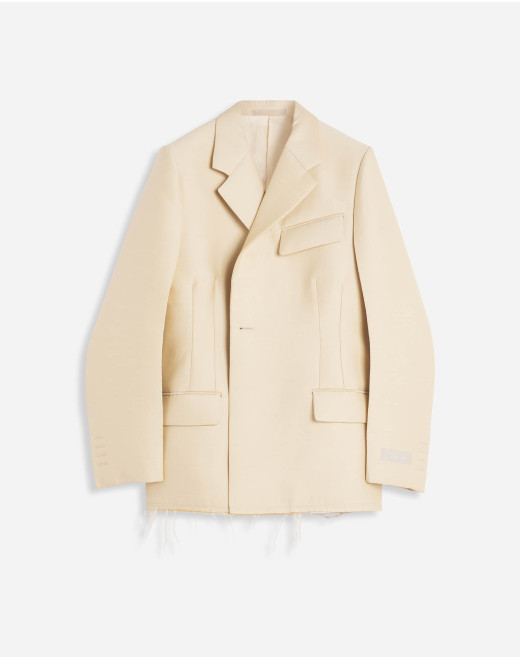 DOUBLE-BREASTED FITTED JACKET