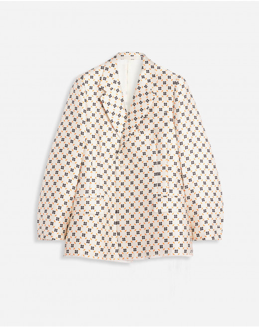 DOUBLE-BREASTED FITTED JACKET