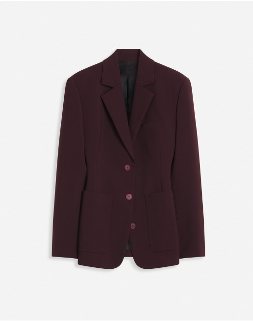 SINGLE-BREASTED FITTED JACKET