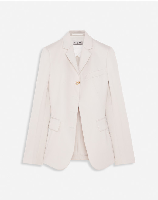 SINGLE-BREASTED FITTED JACKET