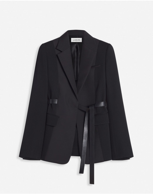 VESTE TAILLEUR CEINTURÉE