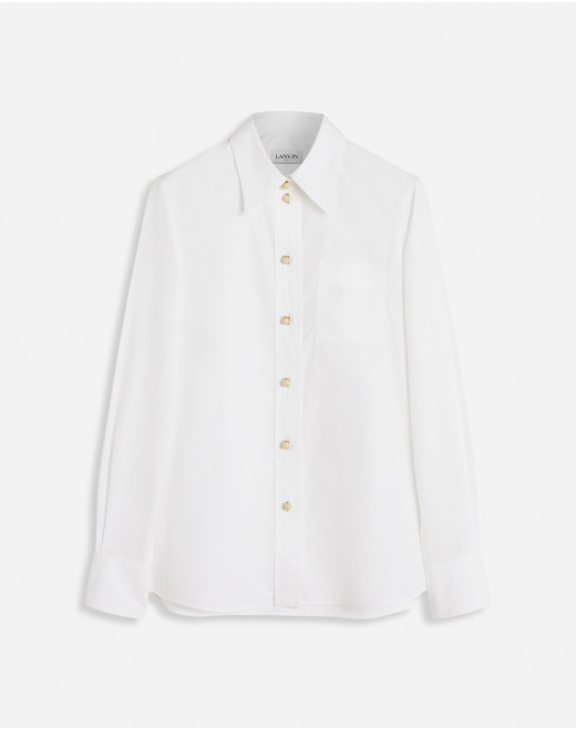 LONG SLEEVE SHIRT IN POPLIN