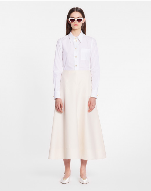 LONG SLEEVE SHIRT IN POPLIN