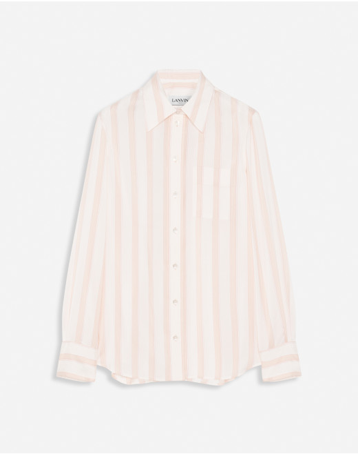 CLASSIC STRIPED SILK SHIRT