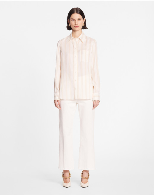 CLASSIC STRIPED SILK SHIRT