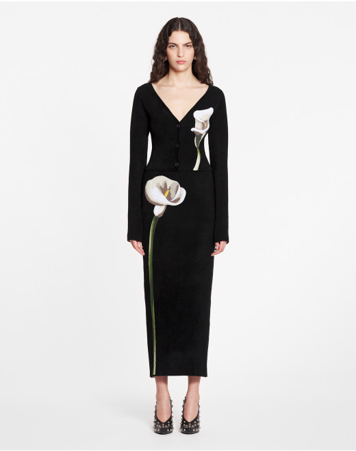 LONG JACQUARD SKIRT