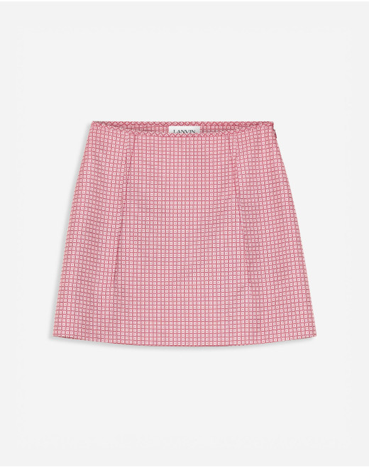 PRINTED MINI SKIRT