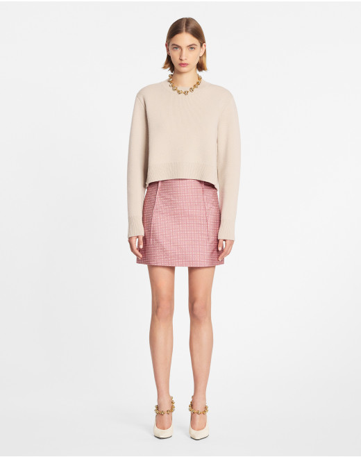 PRINTED MINI SKIRT