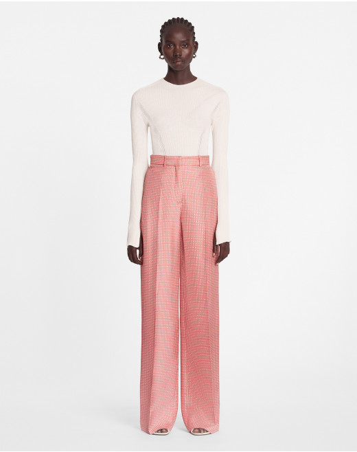 PRINTED FLOWING PANTS