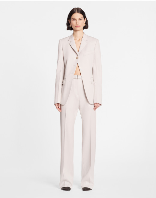STRAIGHT-LEG PANTS WITH BELT