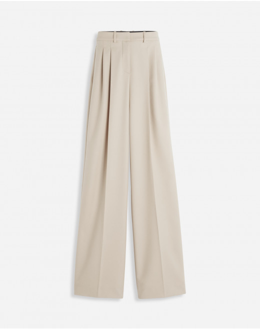 PLEATED WIDE LEG TAILORED PANT 