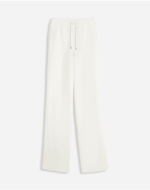 PANTALON DROIT EN JERSEY DOUBLE BRILLANT